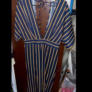 Chic open back jumpsuit